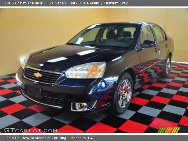2006 Chevrolet Malibu LT V6 Sedan in Dark Blue Metallic