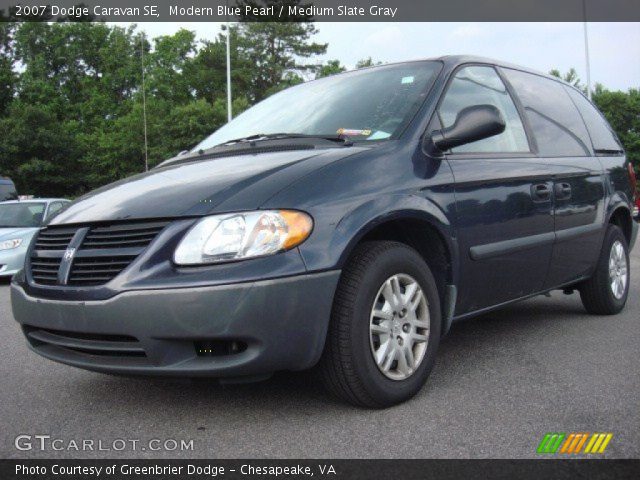 2007 Dodge Caravan SE in Modern Blue Pearl