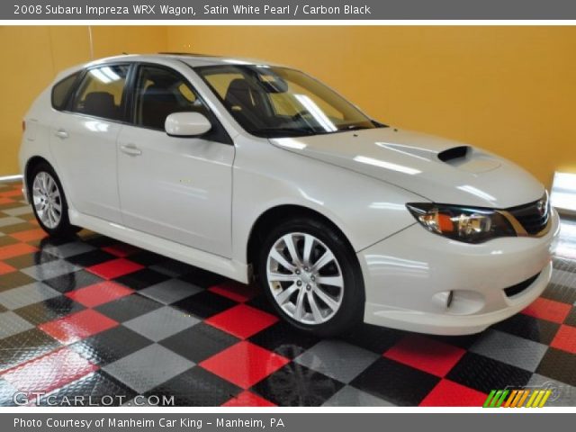 2008 Subaru Impreza WRX Wagon in Satin White Pearl