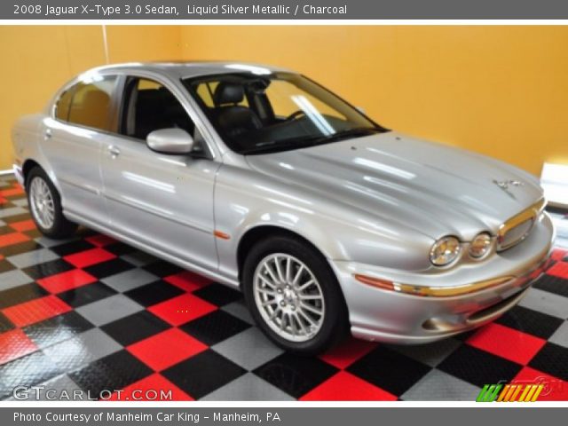 2008 Jaguar X-Type 3.0 Sedan in Liquid Silver Metallic