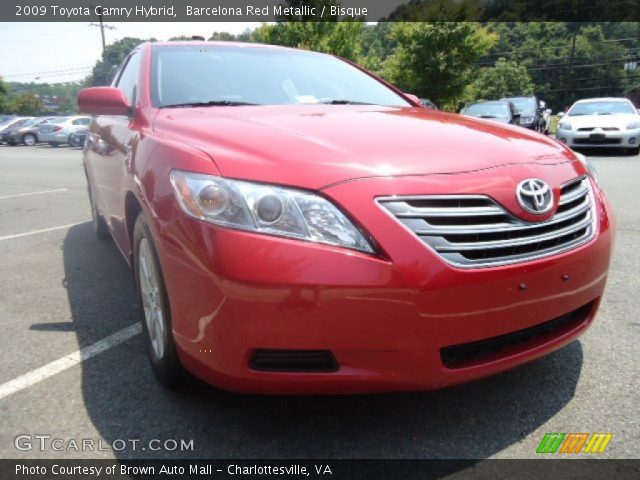 2009 Toyota Camry Hybrid in Barcelona Red Metallic
