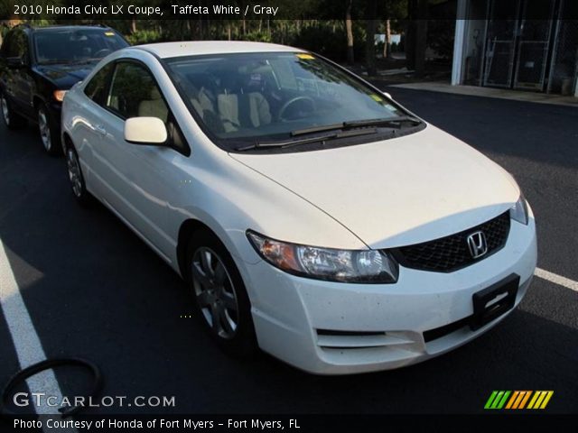 2010 Honda Civic LX Coupe in Taffeta White