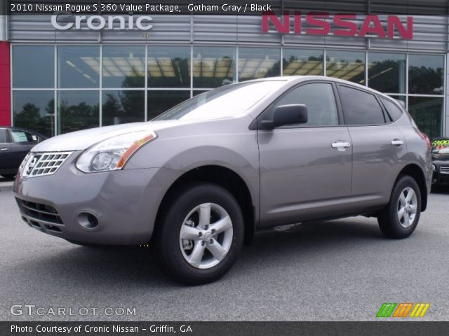2010 Nissan Rogue S 360 Value Package in Gotham Gray