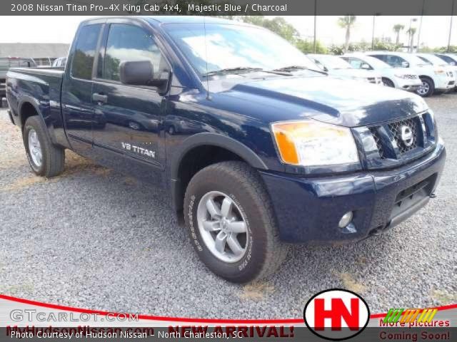 2008 Nissan Titan Pro-4X King Cab 4x4 in Majestic Blue