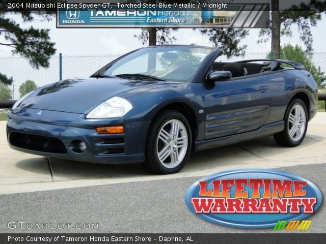 2004 Mitsubishi Eclipse Spyder GT in Torched Steel Blue Metallic