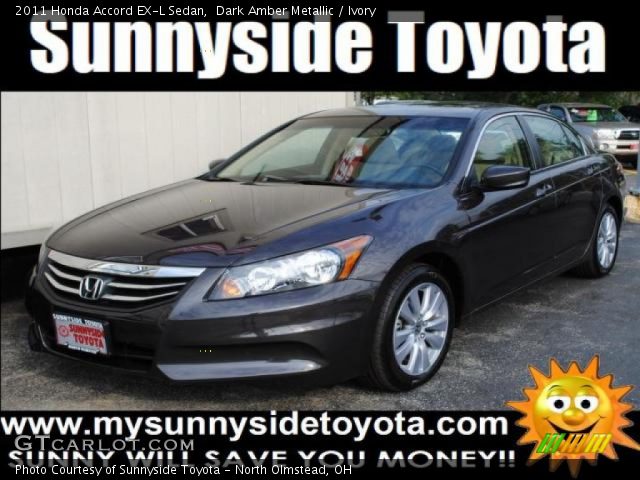 2011 Honda Accord EX-L Sedan in Dark Amber Metallic