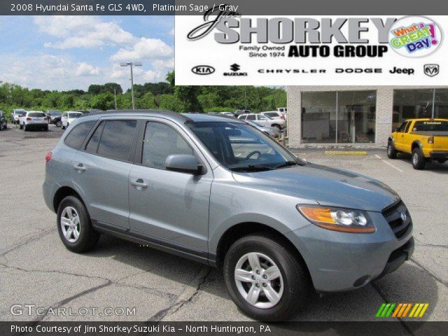 2008 Hyundai Santa Fe GLS 4WD in Platinum Sage