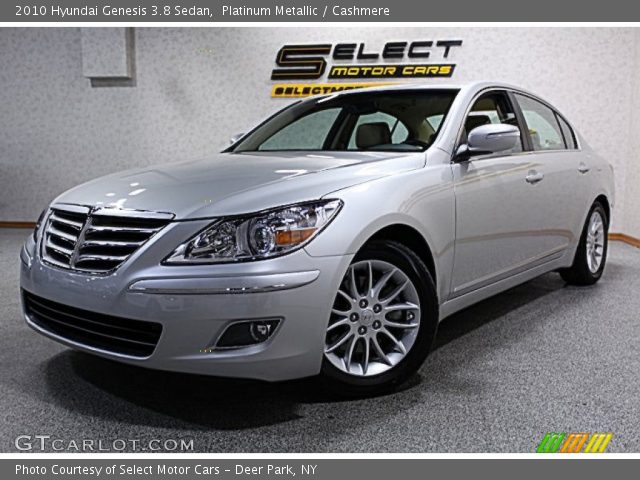 2010 Hyundai Genesis 3.8 Sedan in Platinum Metallic