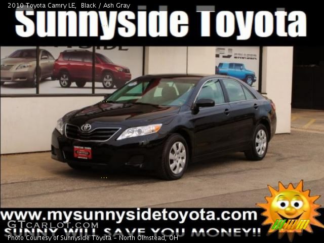 2010 Toyota Camry LE in Black