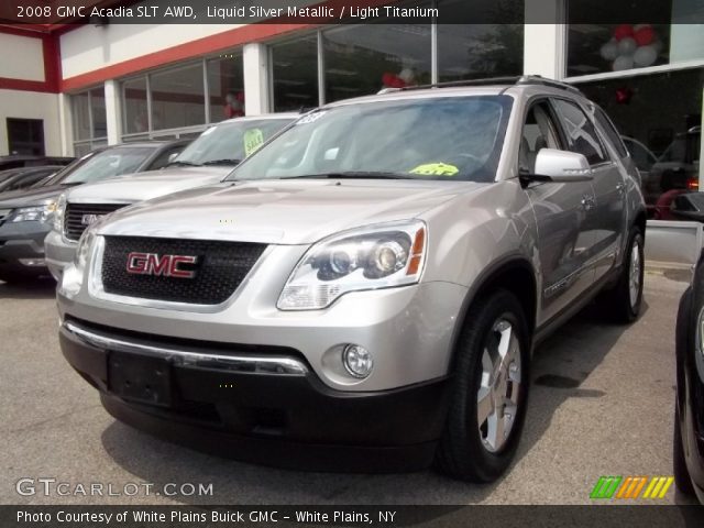 2008 GMC Acadia SLT AWD in Liquid Silver Metallic