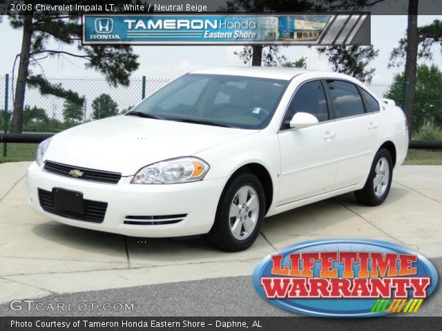 2008 Chevrolet Impala LT in White