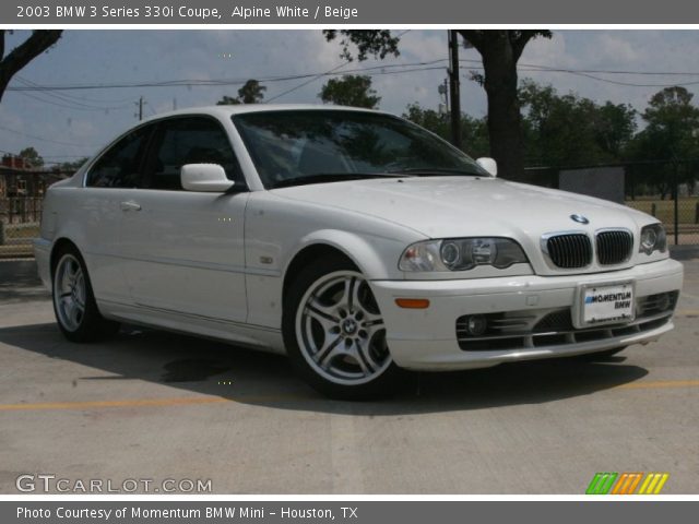2003 BMW 3 Series 330i Coupe in Alpine White