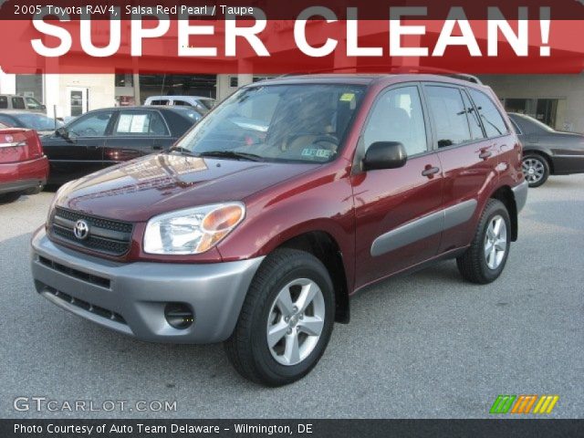 2005 Toyota RAV4  in Salsa Red Pearl