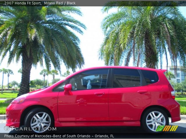 2007 Honda Fit Sport in Milano Red