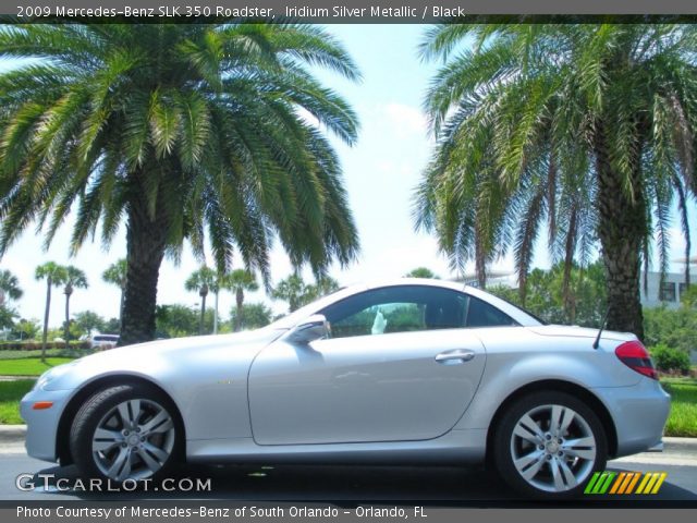 2009 Mercedes-Benz SLK 350 Roadster in Iridium Silver Metallic