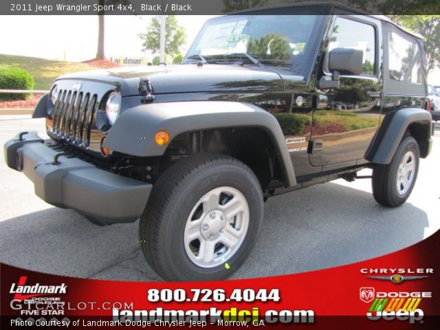 2011 Jeep Wrangler Sport 4x4 in Black