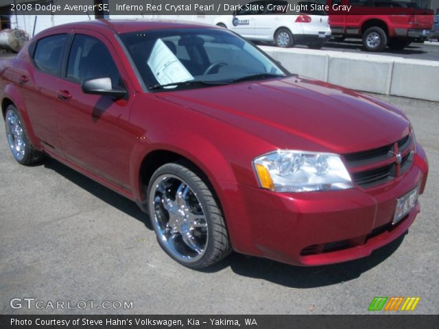 2008 Dodge Avenger SE in Inferno Red Crystal Pearl