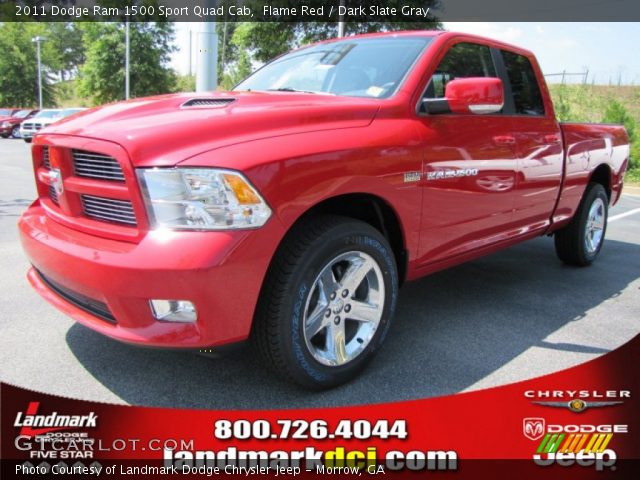 2011 Dodge Ram 1500 Sport Quad Cab in Flame Red