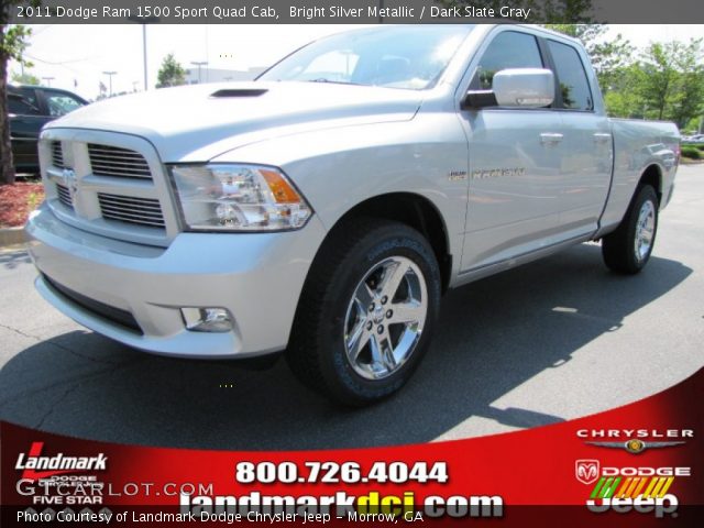 2011 Dodge Ram 1500 Sport Quad Cab in Bright Silver Metallic