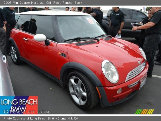 2003 Mini Cooper Hardtop in Chili Red