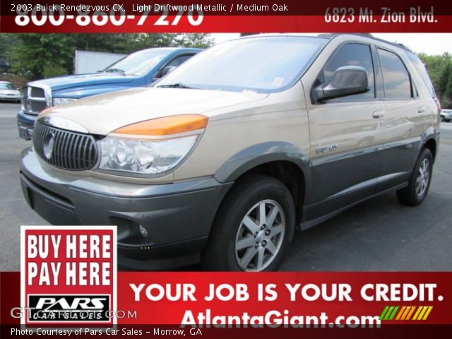 2003 Buick Rendezvous CX in Light Driftwood Metallic