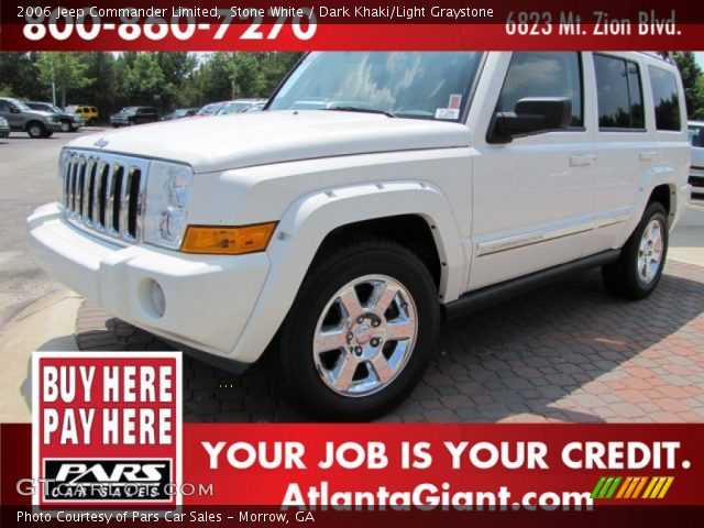 2006 Jeep Commander Limited in Stone White