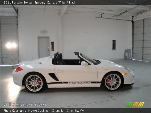 2011 Porsche Boxster Spyder in Carrara White