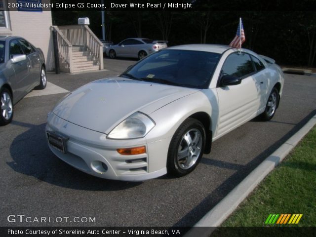 2003 Mitsubishi Eclipse GS Coupe in Dover White Pearl