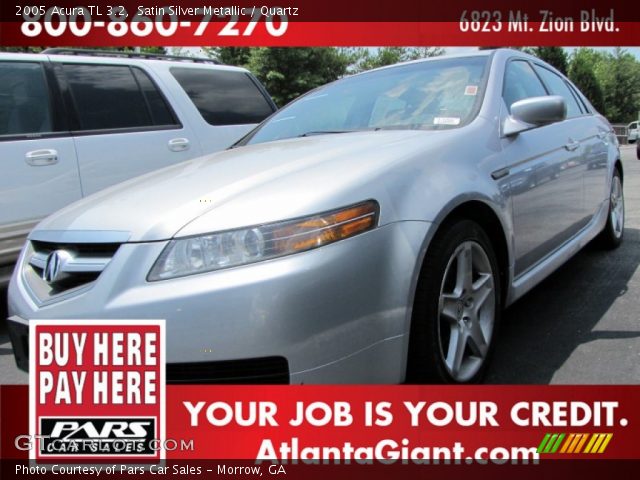 2005 Acura TL 3.2 in Satin Silver Metallic