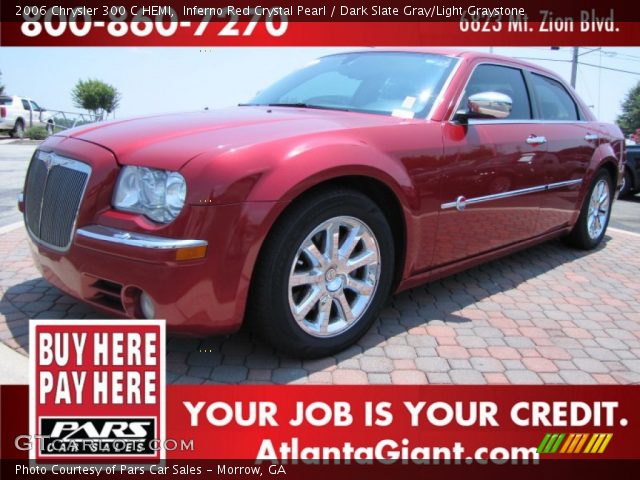 2006 Chrysler 300 C HEMI in Inferno Red Crystal Pearl