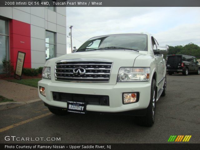 2008 Infiniti QX 56 4WD in Tuscan Pearl White