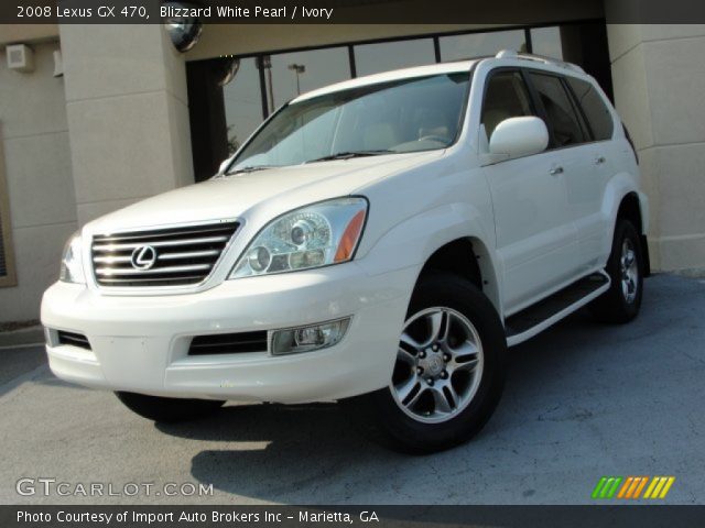 2008 Lexus GX 470 in Blizzard White Pearl