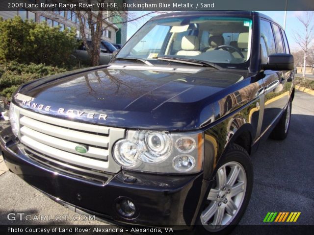 2008 Land Rover Range Rover V8 HSE in Buckingham Blue Metallic