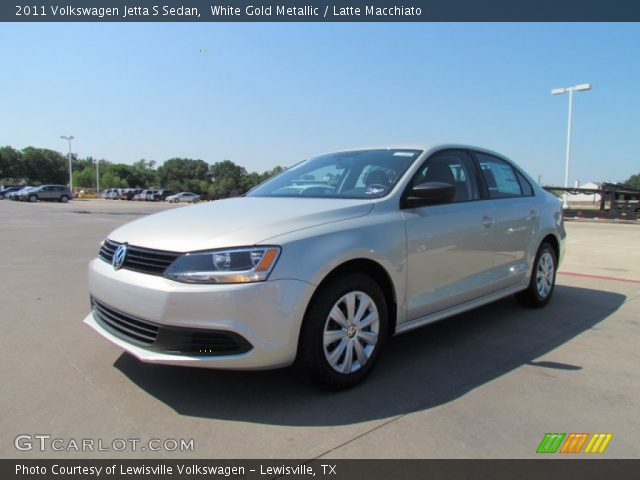 2011 Volkswagen Jetta S Sedan in White Gold Metallic