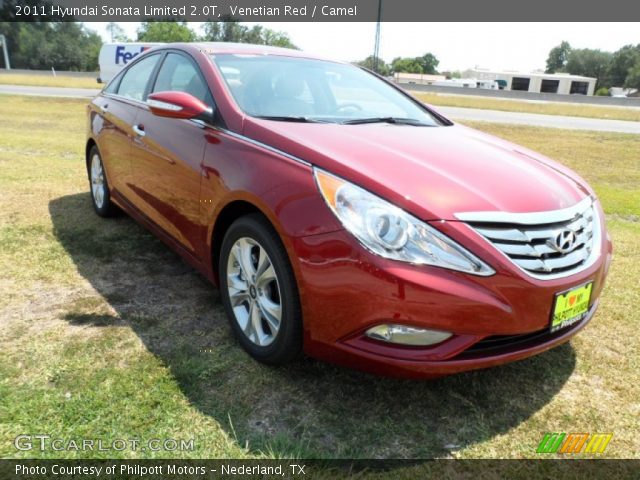 2011 Hyundai Sonata Limited 2.0T in Venetian Red
