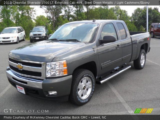 2011 Chevrolet Silverado 1500 LT Extended Cab 4x4 in Steel Green Metallic