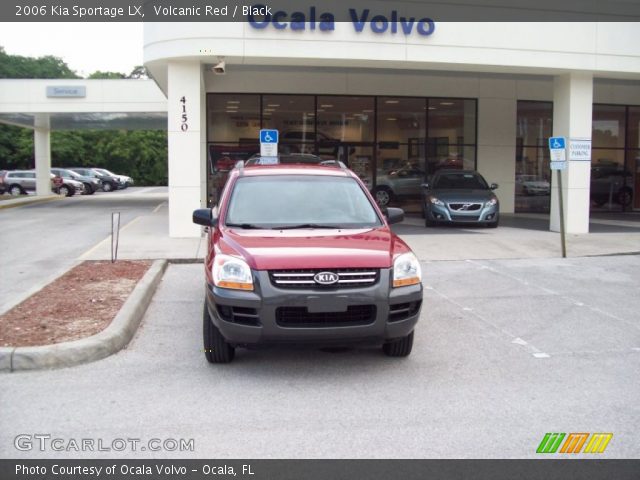 2006 Kia Sportage LX in Volcanic Red