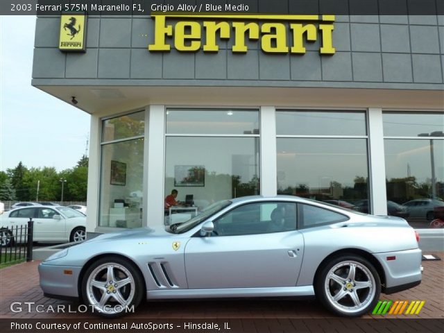 2003 Ferrari 575M Maranello F1 in Grigio Alloy