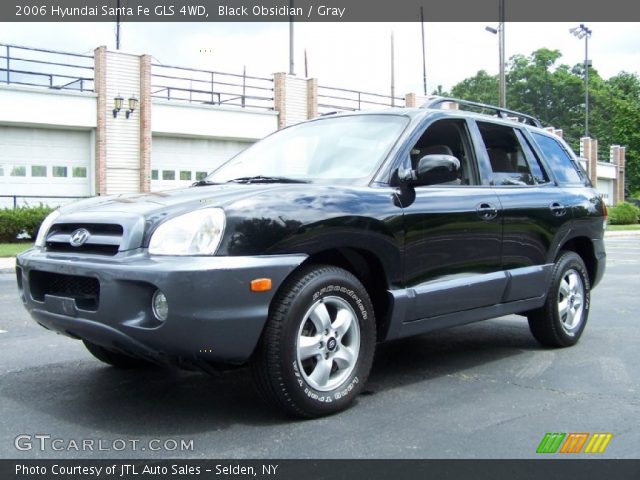 2006 Hyundai Santa Fe GLS 4WD in Black Obsidian