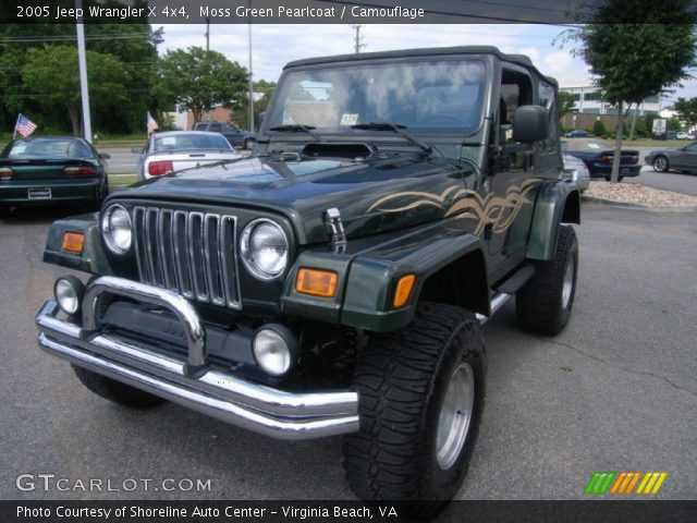 2005 Jeep Wrangler X 4x4 in Moss Green Pearlcoat