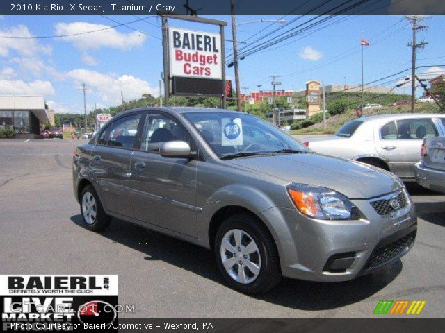 2010 Kia Rio LX Sedan in Titanium