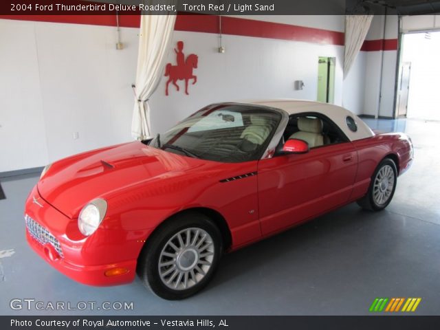 2004 Ford Thunderbird Deluxe Roadster in Torch Red