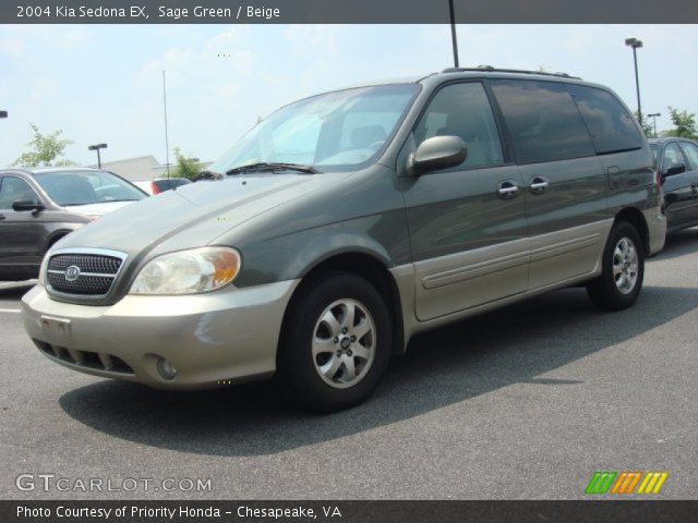 2004 Kia Sedona EX in Sage Green