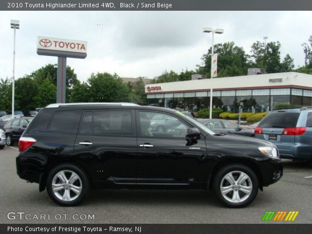 2010 Toyota Highlander Limited 4WD in Black
