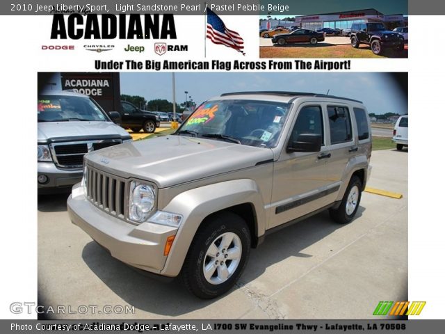 2010 Jeep Liberty Sport in Light Sandstone Pearl