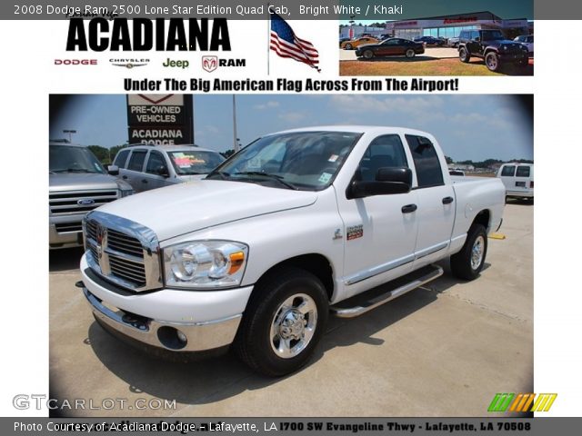2008 Dodge Ram 2500 Lone Star Edition Quad Cab in Bright White