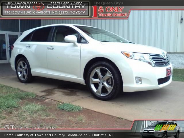 2009 Toyota Venza V6 in Blizzard Pearl