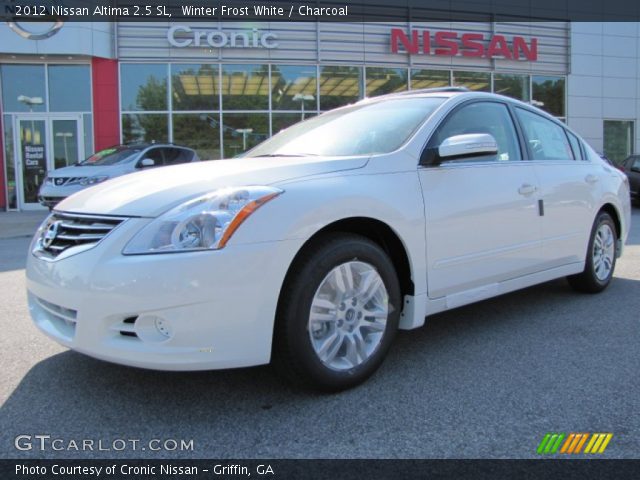 2012 Nissan Altima 2.5 SL in Winter Frost White