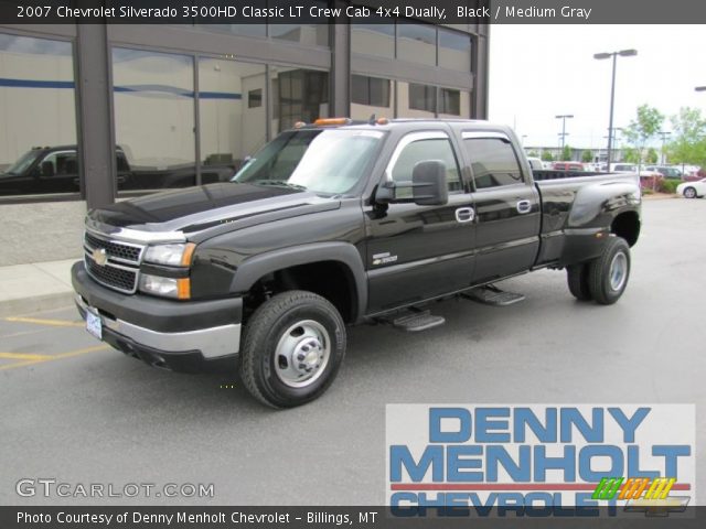 2007 Chevrolet Silverado 3500HD Classic LT Crew Cab 4x4 Dually in Black