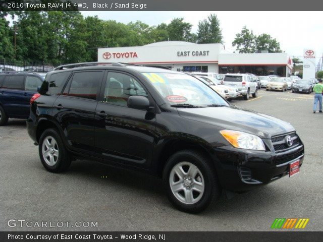 2010 Toyota RAV4 I4 4WD in Black